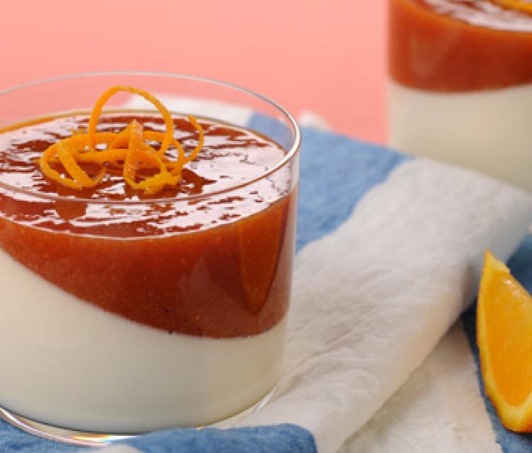 Panna cotta aux agrumes