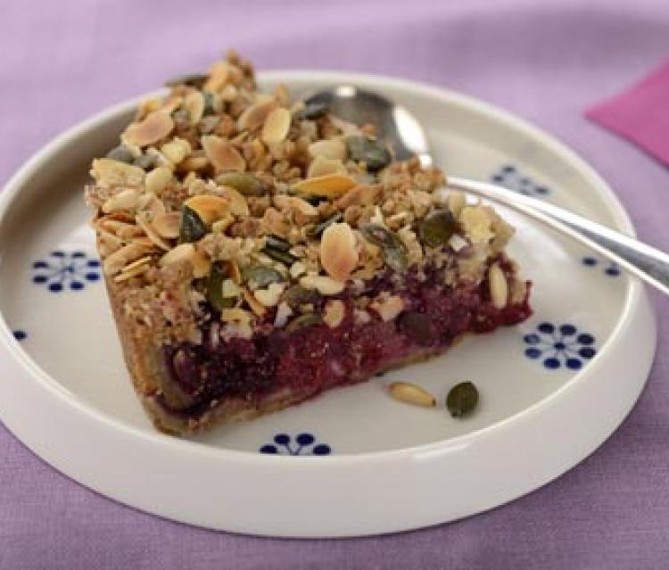 Streusel aux fruits rouges